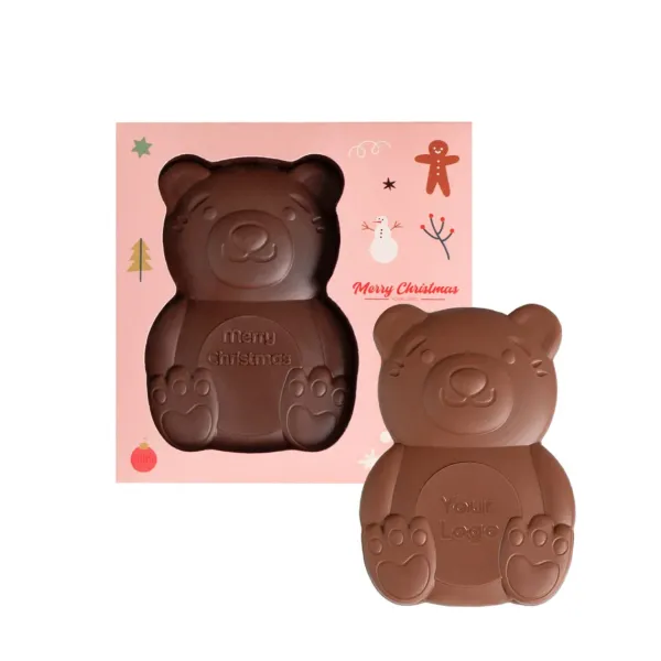 Jolie oursons en délicieux chocolat et personnalisable
