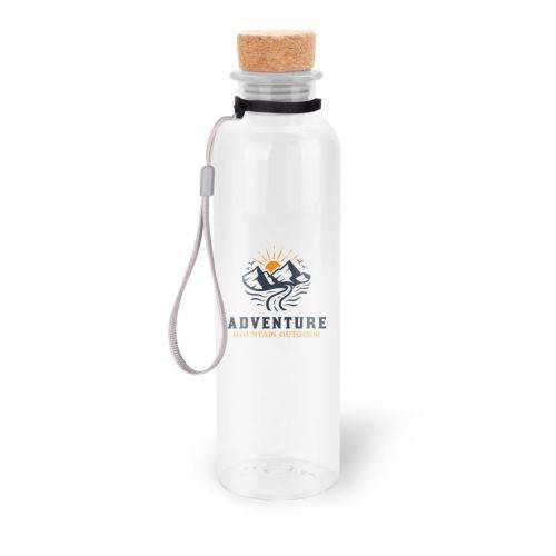 Gourde transparente en plastique