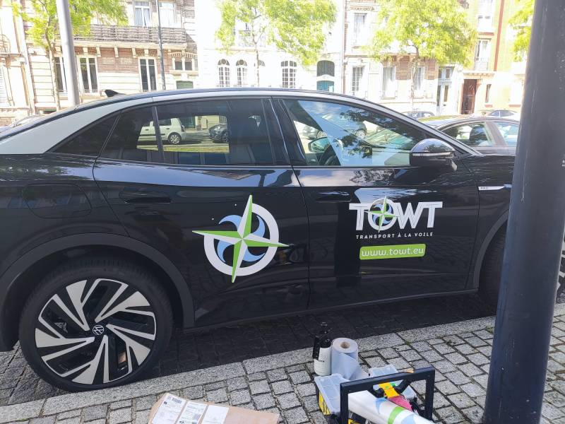 Personnalisé une voiture à l'image de l'entreprise sur le Havre 