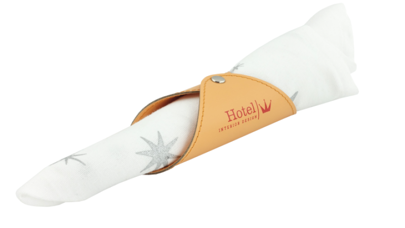 Rond de serviette en cuir 